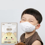 힐타임 냥냥이 KF94 새부리형 유아 마스크 (5매입) 초소형, 화이트, 5매 : 영진메디
