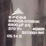 새로운 전해 커패시터 B43458-S0688-M1 370V6800UF EPCOS 85C : 프라임무역89