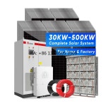 가 태양광 에너지 시스템 30kw 50Kw 100kw 200kw 500kw 완전 계통연계형 태양광 발전 시스템 상업용 산업용 : 프넬