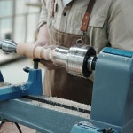 BMT-J6017 우드터닝 선반 척용 롱 노즈 죠, 톱니 모양의 안쪽 면과 긴 스피곳이 있는 공작물을 클램핑하기에 적합하며 슈퍼노바 2, G3와... 