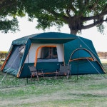 2개, 10-12-14인용(B), 3개, 창문 문과 텐트, 방수, 가족 직선 KTT 위한 층, 벽, 이중 캠핑, 메쉬, 피크닉, 모임을 초대형 객실 : 도토리다람쥐몰