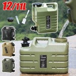 물탱크 대용량 휴대용 캠핑 버킷 탈착식 있는 누출 저장소 수도꼭지가 여행 야외 운전용 11L : 오르닉