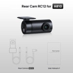 [카메라] 70mai 차량용 후방 카메라, RC12, 4K A810 전용, DVR 및 지지대 주차 녹화 : 바다글로벌7