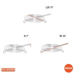 IMUSA 아레파 원형 논스틱 팬케이크 그릴 그리들 팬 9.5인치 11-Inch : 로라로라스토어
