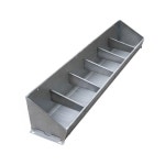 염소 스텐 사료통 가축 먹이통 돼지 소 밥통 축사 배식통 대형 염소사료통 먹이 건초 양 2m 묘목장 10홀 스텐 피그 트로프 : 지호 글로벌