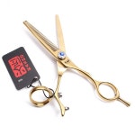 professional helping hands tool전문 미용 가위 엄지 이발소 얇은 5.5 인치 JP 440C H9019 : 루루상점1