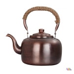 주전자 수제 구리 냄비 가정용 양조 차 순수 빨간색 대용량 : 미주피유