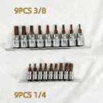 렌치 9PCS 4 38  드라이브 합금 토르크 비트 소켓 TS0T50 핸드 툴 헥스 브 노즐 : 선도산업777