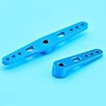Futaba/CYS/Fliec/MG995/MG996 서보 RC 도구용 1pc 25T 알루미늄 암 혼 단일/이중 : 가원글로벌