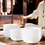 명상 크리스탈 싱잉볼 사운드 힐링 마음챙김 영적 휴식 에너지 타악기 : 트렌업산업