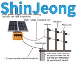 품질보장 10KM 태양광 전기 울타리 에너자이저 1.5J 배터리 포함 동물, 소, 양, 농장, 가축용 : 신정종합상사Six