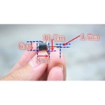 40pcs 6 8mm 마이크로 2상 스테퍼 모터 9mm 길이의 나사 카메라/디지털 제품 및 드라이브 DIY 액세서리 : 은월상회