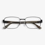 레이벤 힙합 큰사이즈 레이밴 6529 3182검정 블랙 안경테 선글라스 블루라이트차단안경 : 투나인안경원