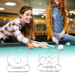 당구 막대 직진성 훈련기 타격 연습기 아크릴 풀 큐 스트로크 훈련 장치 1. Five holes : 호걸쇼핑34호점