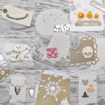 할로윈 해골 금속 커팅 다이 공예 엠보싱용 종이 인사말 카드 제작 템플릿 수제 1. F7903-dies : 호걸쇼핑35호점