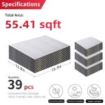 자동차용 애그사운드 사운딩 394밀리언 10MM 소재 매트 55 자동차 소음 41제곱피트 157mil 6sqft : 위너픽마켓