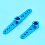 Futaba/CYS/Fliec/MG995/MG996 서보 RC 도구용 1pc 25T 알루미늄 암 혼 단일/이중 : 가원글로벌
