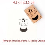프랑스 투명 실리콘 스탬프 스크랩북 다이어리 장식 엠보싱 템플릿 인사말 카드 수제 1. F8137-stamps : 호걸쇼핑19