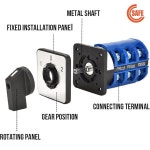 범용 로터리 전송 스위치 690V 40A 캠 3 상 메인 박스 JYW29-40/3 : 원스탑상사