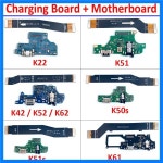 USB 충전 포트 독 플러그 커넥터 메인 보드 마더 플렉스 케이블 LG K22 K41S K50S : 더브라이트홈