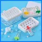 【평화】1 세트 미니 아이스 메이킹 박스 얼음 보관 상자 모델 1/6 인형 집 음식 놀이 장식 액세서리 장난감 : daondaon9