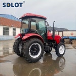 150마력 사륜구동 휠 트랙터 유로5 디젤 농업용 다기능 기계 (캐빈 및 PTO 변속기 포함, 맞춤형) : onsaeonsae