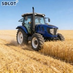 160마력 사륜구동 휠 트랙터 유로5 디젤 농업용 다기능 기계 (캐빈 및 변속기 맞춤형) : onsaeonsae