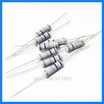 20PCS 2W 47K 옴 5% 저항기 KOHM 탄소 필름 10R 22R 33R 1K 2.2K 1M : 더리빙마스터