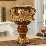 높이 50cm 스타일 독창성 꽃병 착륙 대형 꽃꽂이 고급스러운 장식품 홈 가구 장식 : 알시종합판매점