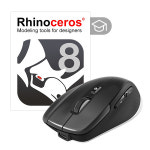 Rhino 3D 교육용 영구 라이선스 3D커넥션 캐드마우스 컴팩트 무선 3DX-700118 엔지니어링 팩 : 비전엠