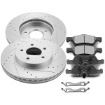 SCITOO 프론트 11 92 브레이크 패드 로터 키트는 포드 이스케이프 2005 200 22 Rear 54125 + D1377 [2+ : 글로리아79