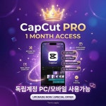캡컷 PRO 1개월 구독 CapCut 프리미엄 영상편집 기능 이용권 : 대상원
