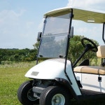 EZGO TXT 골프 카트용 접이식 윈드 실드 황갈색 4mm : 리빙픽마켓