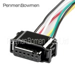 세트 872 665 001 자동차 레이더 반전 블라인드 스팟 케이블 전기 커넥터 와이어 6 Pin Female 1 Set : 파츠커넥트2