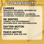 캐리어 5KCP39BGS069S OEM 품질 콘덴서 팬 모터 1/10HP 1100 RPM 208/230V, 젠텍 3S001 파스코 G3907 데이턴 6DLO 교체 - 2년 보증... 