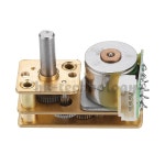 기어 모터 1024BY10 5V 5 15 30 2 상 4 와이어 스테핑 모터 올 메탈 기어박스 : 슈니브