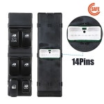 현대 호환 테라 2001-2006 93501-H1120 용 앞 좌측 운전석 마스터 파워 윈도우 스위치 리프터 컨트롤 레귤레이터 : 네이비상사