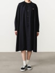 26SS DANTON T/C BROADCLOTH 단톤 개더 셔츠 드레스 DT-G0092 : 긴자쇼핑