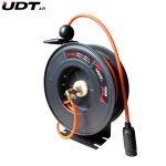 UDT 자동 에어릴 RA-820N 에어호스 폴리우레탄 호스릴 19M 내경8 외경12 : 으뜸산업