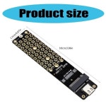 M.2 B USB 키 SSD 3.2 어댑터 카드 JMS580 Risers  C 10GBPS 확장 용 2230/2242/2260/2280 : 피커스샵