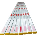 주차장차단바 게이트바 차량통제 노검 차량차단 차량차단기 44 백색/적색 검은 출입분 86 44옐로우블랙4m : 더센텀크루