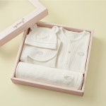 [아가방] 뱀부베베링4종세트 01T057901 아기 바디수트 모자 속싸보 선물세트 출산선물 : 아가방 도봉신창아가방갤러리