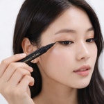 (2개)프로랑스 롱라스팅 붓펜 아이라이너 블랙색상 : 샤이니보니따