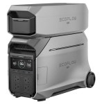 ECOFLOWSS DELTA Pro 3 휴대용 발전소 8KW 추가 배터리 포함 120/240V 4000W AC 출력 가정용 태양광 발전기 : 샤인셀렉트몰