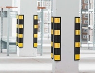 지하주차장 코너 보호대 좁은골목 차량입구 충격 방지 고휘도반사 기둥 패드 : DC아울렛