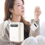 QCY AIR 기내반입 초경량 고속충전 보조배터리 충전기 휴대용 22.5W 10000mAh : 비욘드퍼니싱