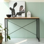 론드 콘솔 데스크 일자 책상 서재 컴퓨터 PC DIY 철제 : 판도라 Pandora