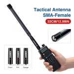 [무전기] 다양한 다채로운 ABBREE AR-152C 접이식 CS 전술 SMA-여성 33CM 안테나 144/430Mhz UV-5R UV-82 BF-888S 햄 라디오... 