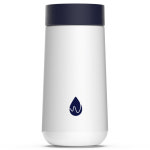 울림카페 X 룬드런던 스키틀 트래블 머그 데일리 텀블러 카페 굿즈 240ml, 화이트 : 울림카페