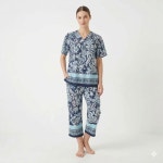 중랑비너스 시원한 스판 잠옷세트 홈웨어 반팔 7부바지 : 비너스솔브중랑점